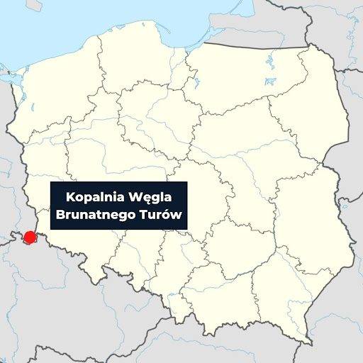 Mapa przedstawiająca lokalizacje Turowa #2