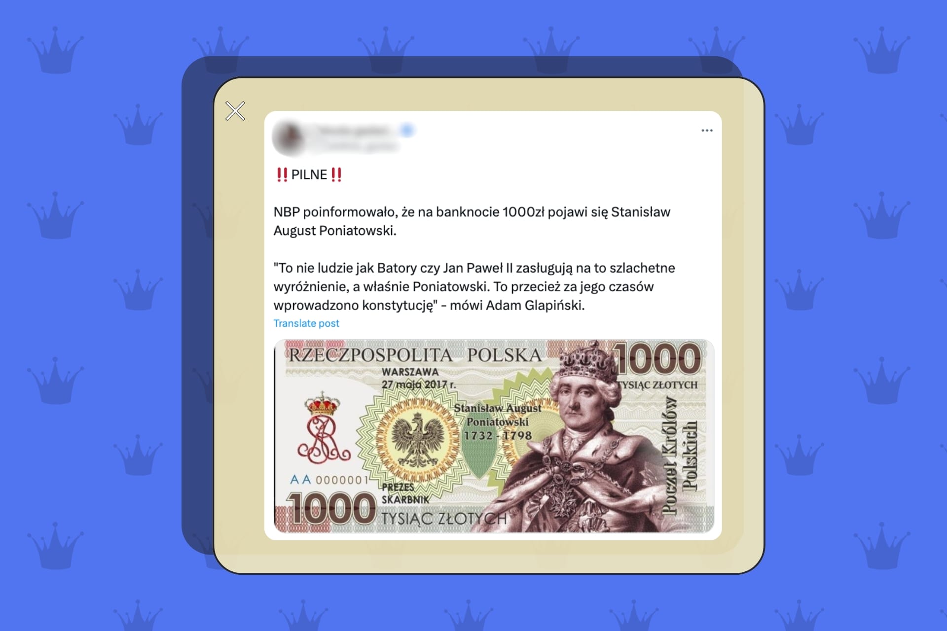 Czy mamy nowy banknot o nominale 1000 zł? Sprawdzamy