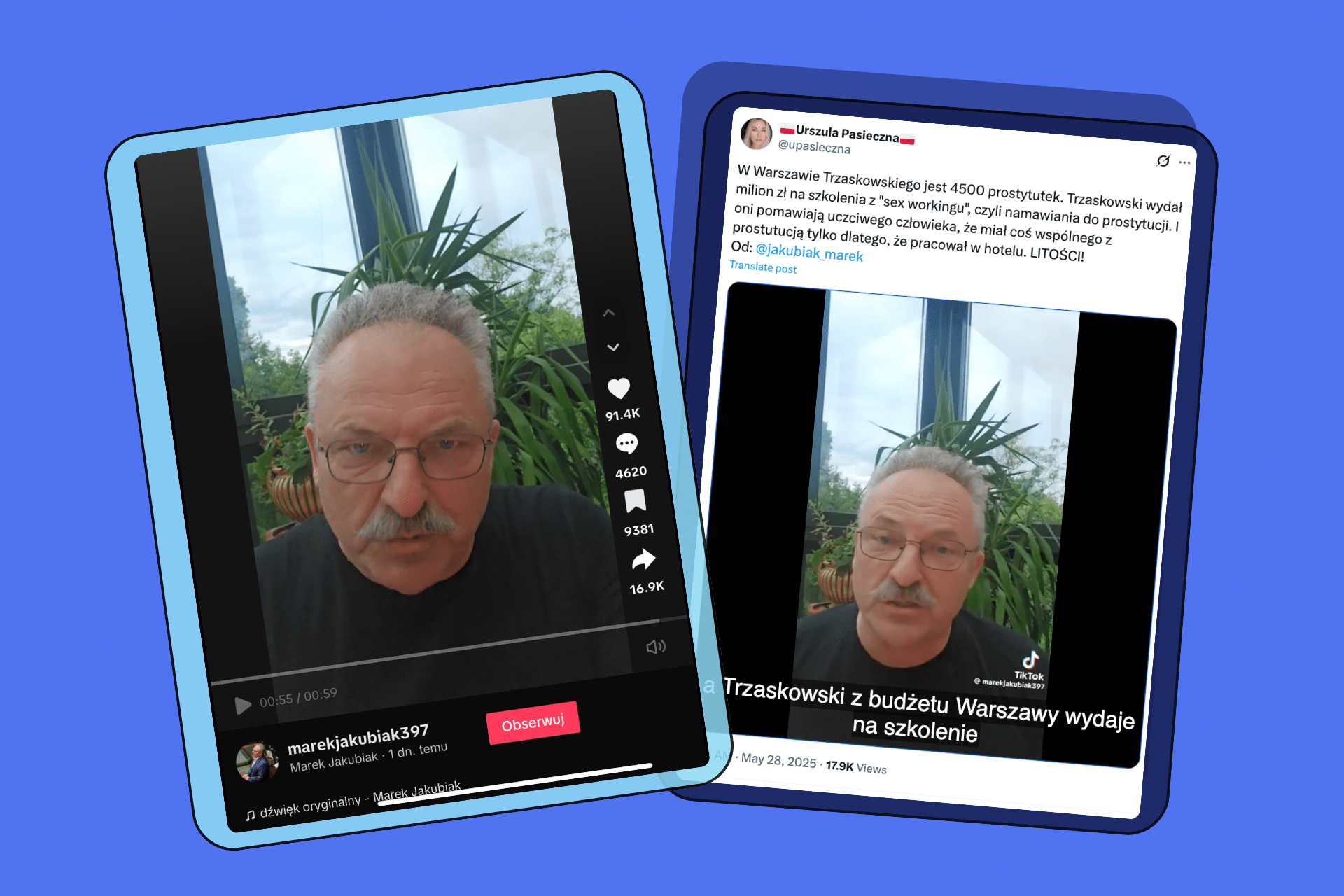 Jakubiak twierdzi, że Trzaskowski wydaje milion złotych na „szkolenie sex workingu”. To nieprawda