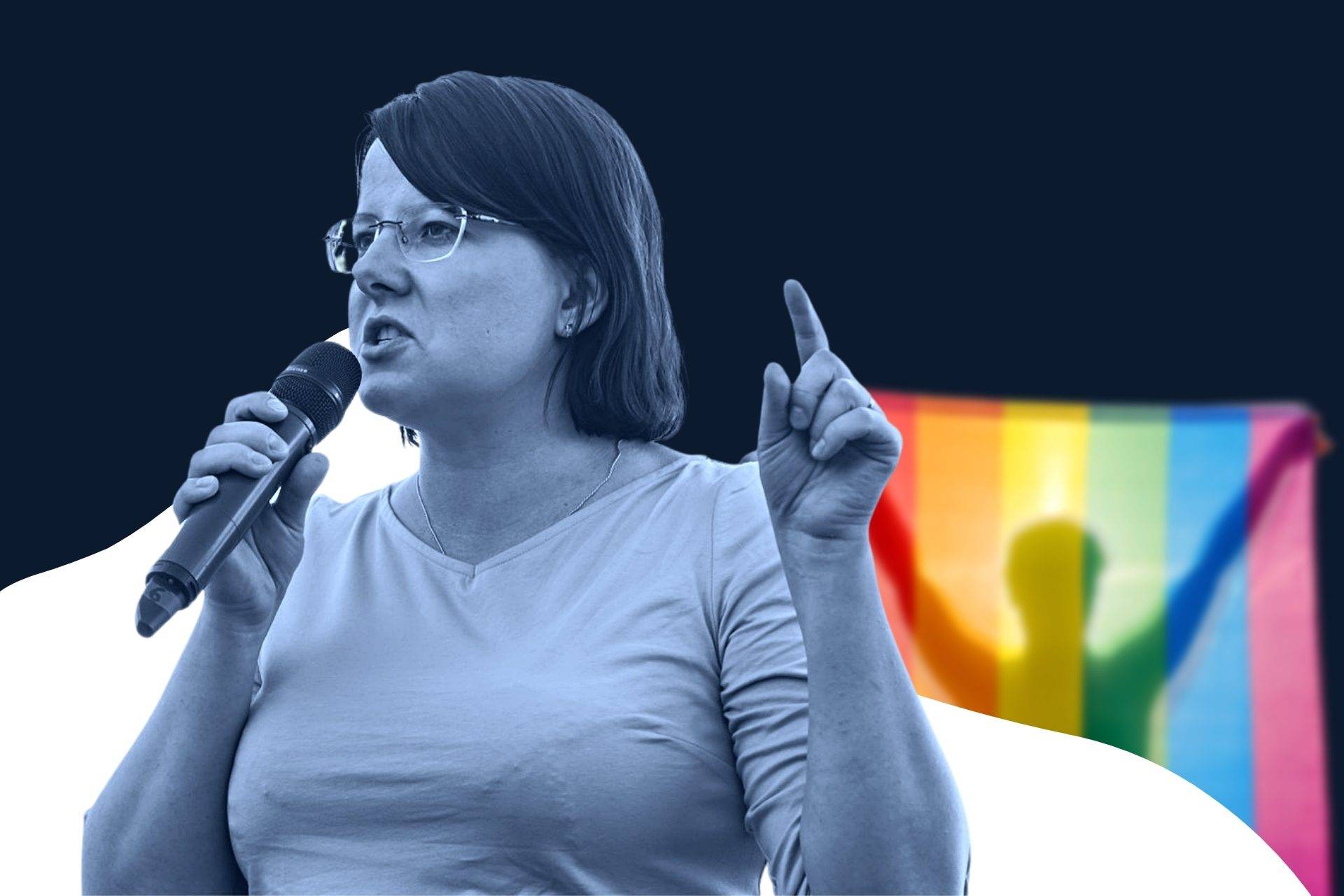 Okładka Kaja Godek a zakaz marszów równości