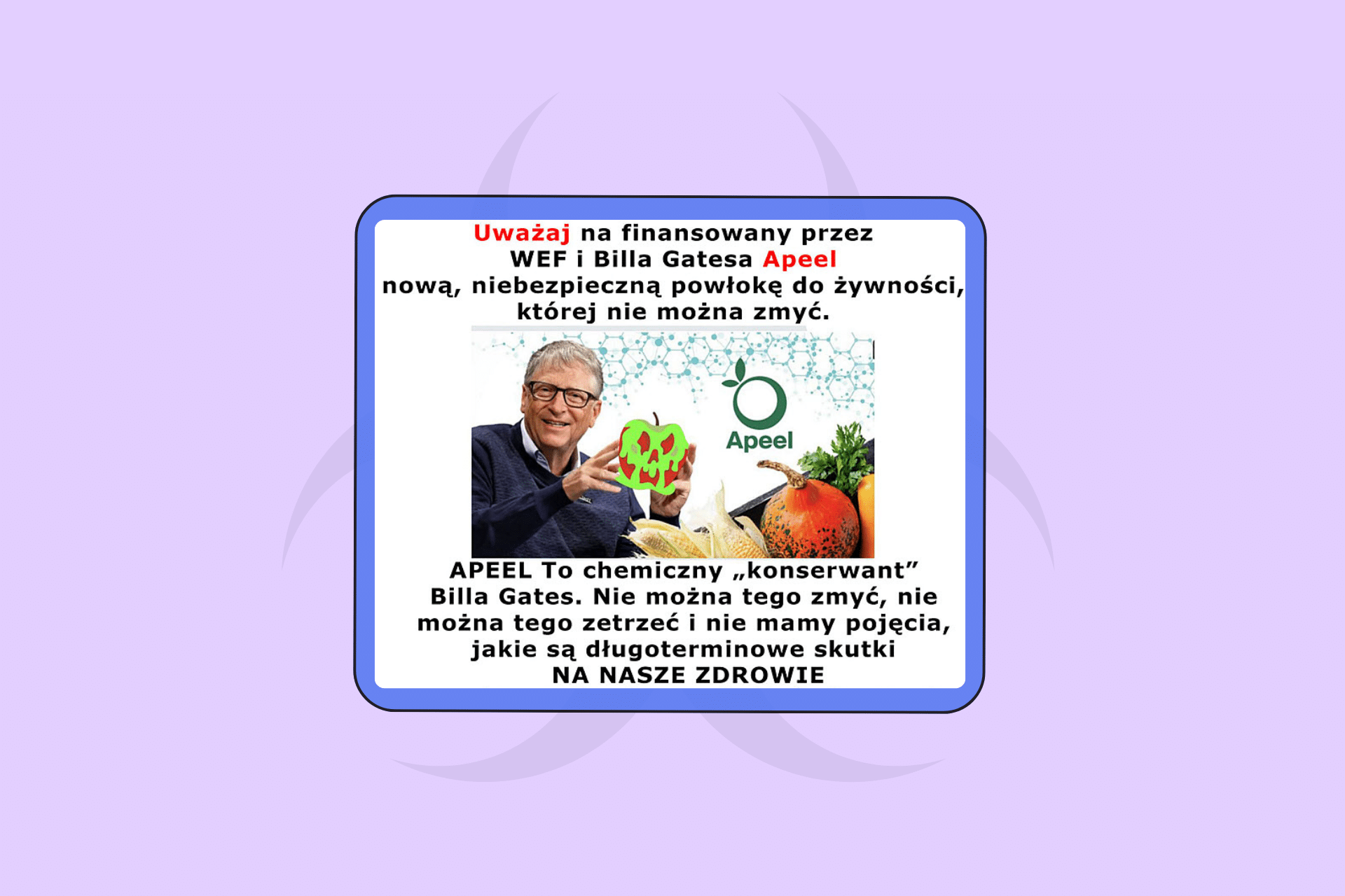 Ekologiczne owoce i warzywa pokrywane powłoką z rtęcią? To fejk