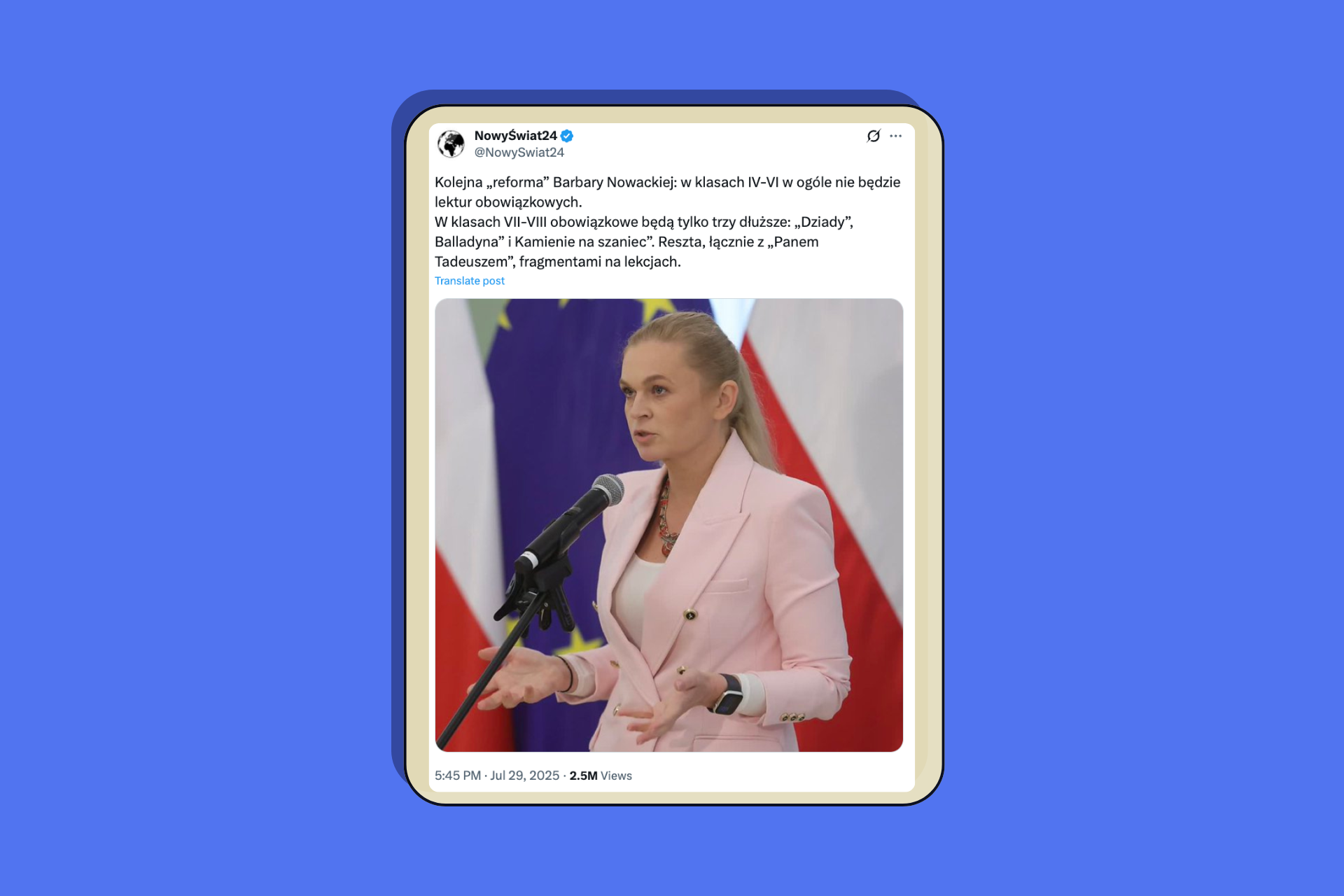 W klasach IV-VI nie będzie lektur obowiązkowych? Szczegóły reformy edukacji