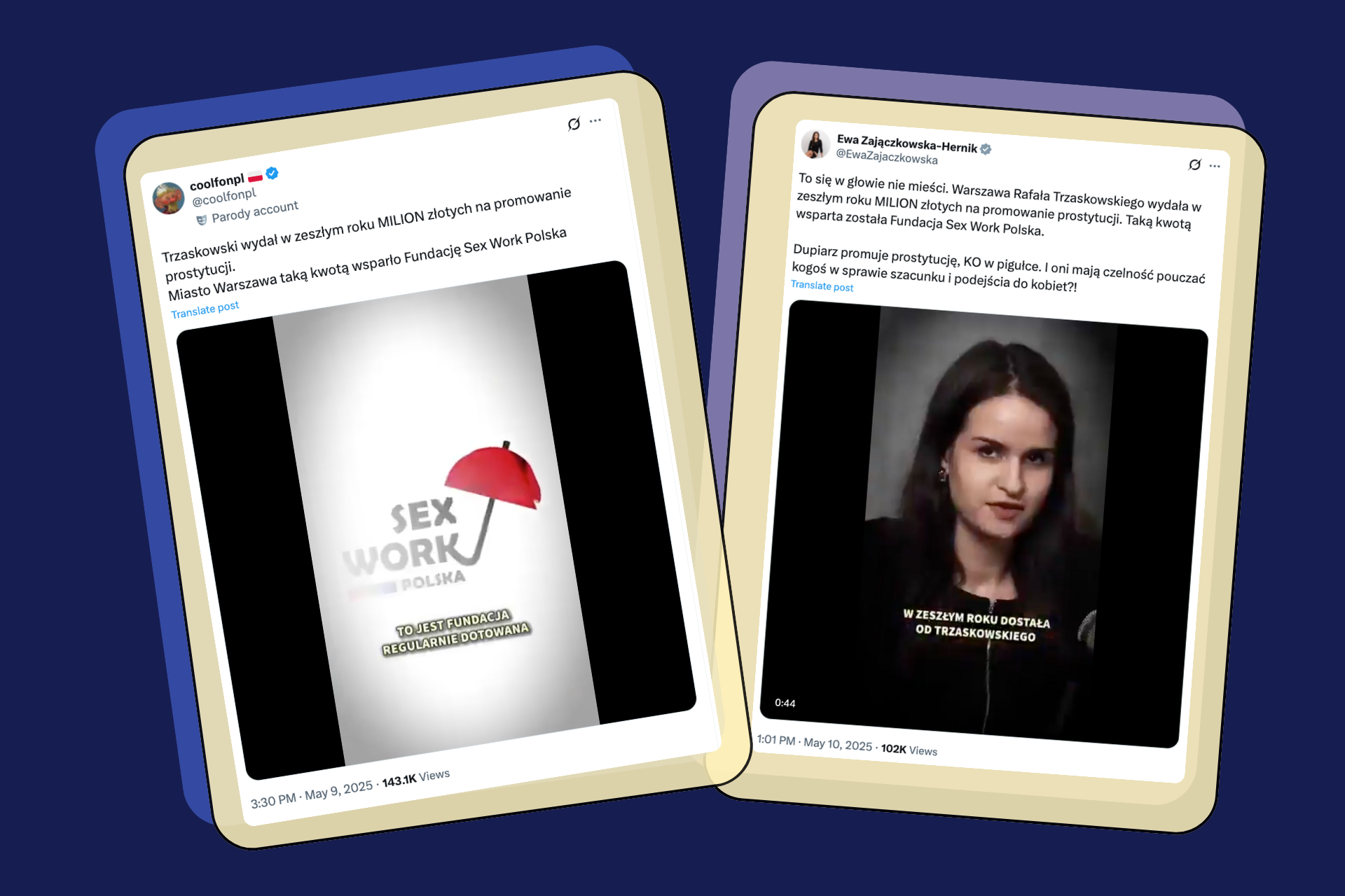 Nie, Trzaskowski nie wydał miliona złotych na „promowanie prostytucji”