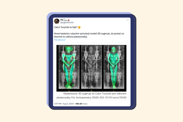 Całun Turyński to fejk? Sprawdzamy, co pokazuje najnowsze badanie