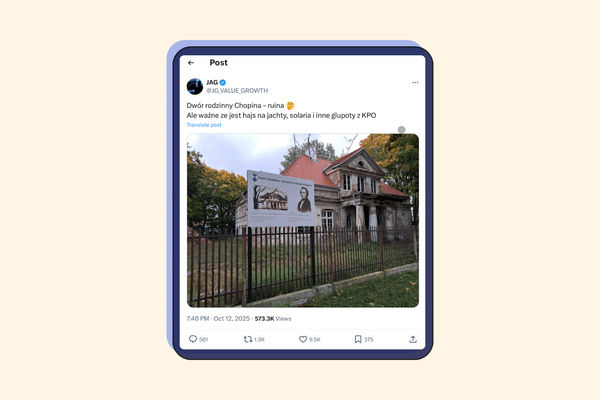 Dom rodzinny Chopina popada w ruinę? To nieprawda