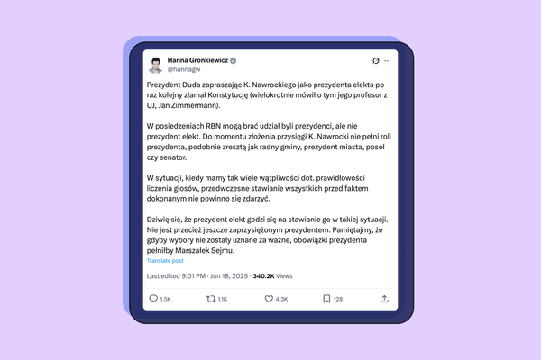 Duda nie złamał Konstytucji zapraszając Nawrockiego na posiedzenie RBN. Sprawdziliśmy przepisy