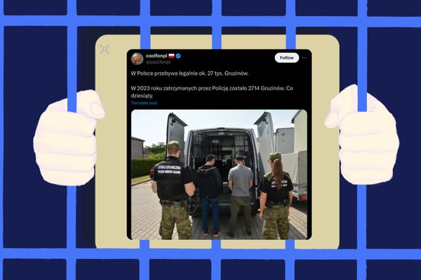 Co dziesiąty Gruzin w Polsce zatrzymany przez policję? Sprawdzamy