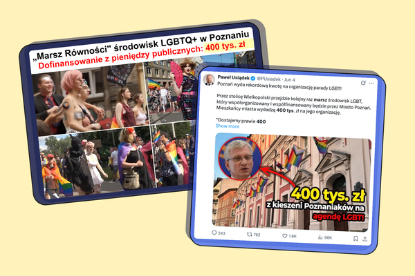 Marsz Równości w Poznaniu za 400 tysięcy? Sprawdziliśmy, co naprawdę finansuje miasto