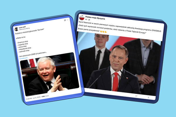 Karol Nawrocki nie zapowiedział całkowitej likwidacji programu Erasmus w swoim pierwszym orędziu