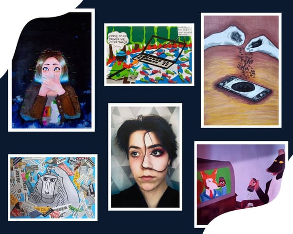 Okładki Świat infodemii, fałszu i dezinformacji oczami uczniów szkół podstawowych