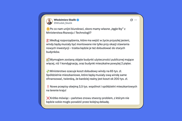 Rozporządzenie MRiT wprowadzi obowiązek montowania wind w starych blokach? Przeczytaliśmy projekt